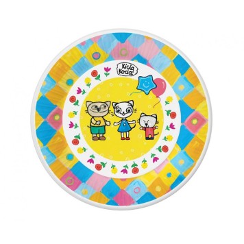 Cat Kitty Kitten paper plate set of 6 - 18 cm