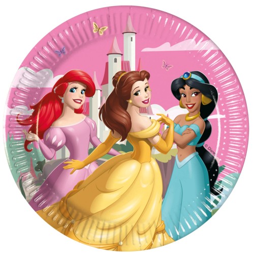 Disney Princess Create Your World paper plate 8 pcs 20 cm FSC
