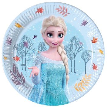 Disney Frozen Idyllic Wonder paper plate 8 pcs 20 cm FSC