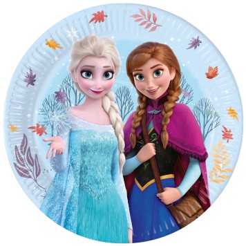 Disney Frozen Idyllic Wonder paper plate 8 pcs 23 cm FSC