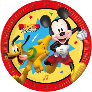 Disney Mickey Jump Into Fun paper plate 8 pcs 23 cm FSC