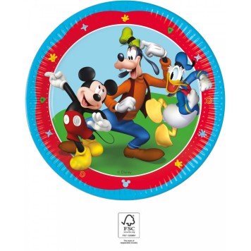 Disney Mickey  Rock the House paper plate 8 pcs 23 cm FSC