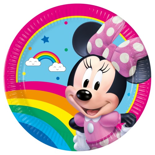 Disney Minnie  Makes Me Smile paper plate 8 pcs 23 cm FSC