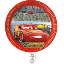 Disney Cars Arena Race paper plate 8 pcs 23 cm FSC