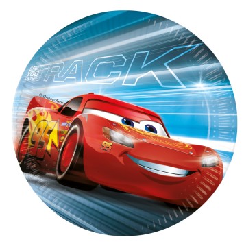 Disney Cars Victory Is Mine 8 pcs paper plate 23 cm FSC