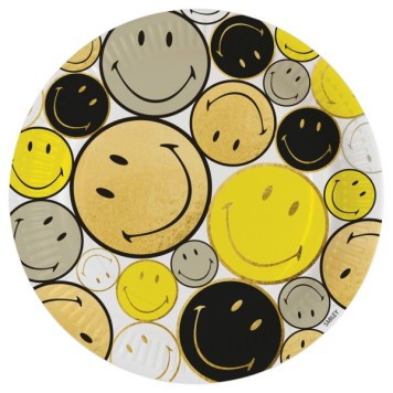 Emoji  Smiley Originals paper plate 8 pcs 23 cm