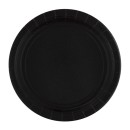 Colour Black Black Paper Plate 8 pcs 23 cm
