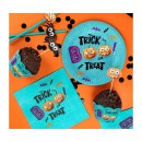 Halloween Boo paper plate set of 6, 18 cm