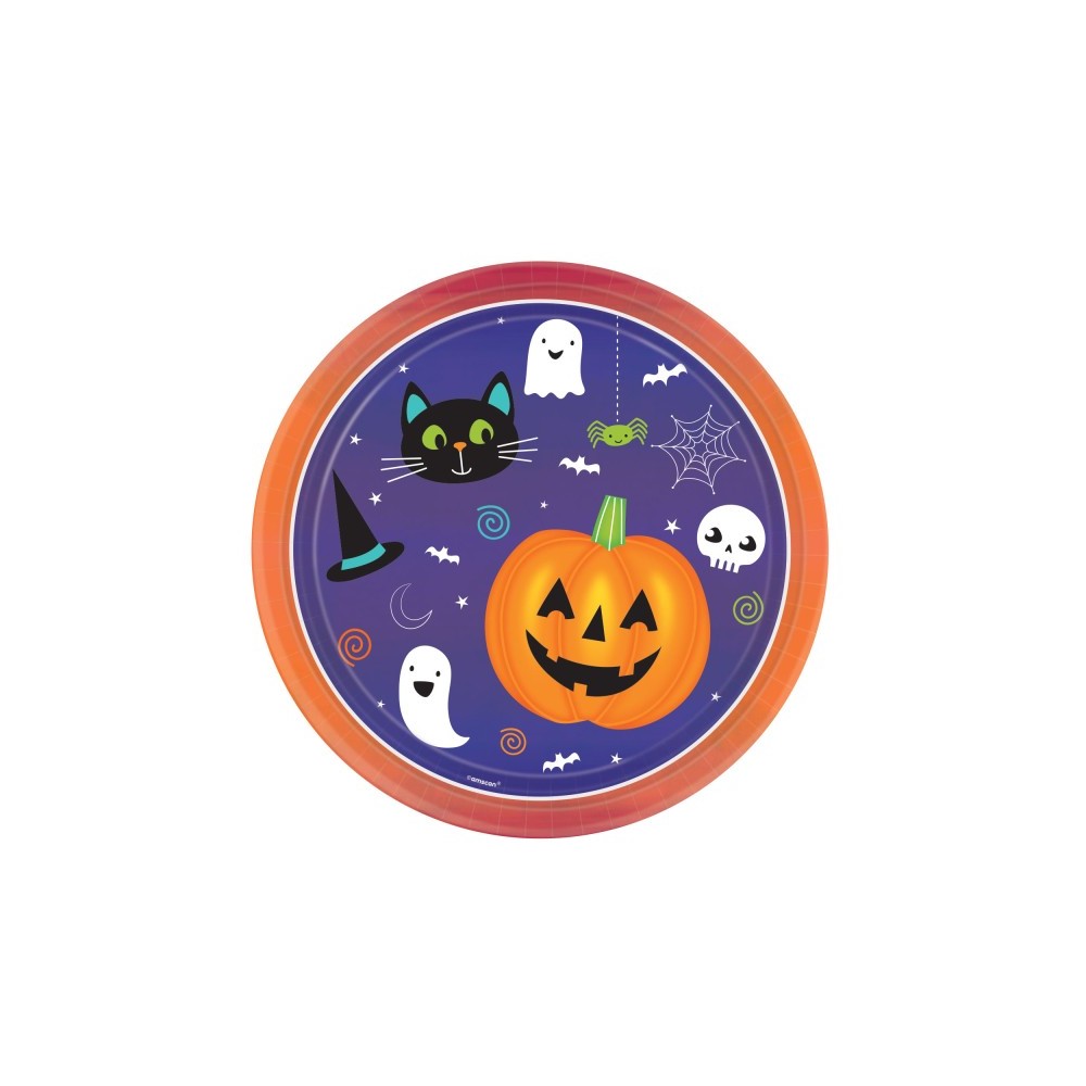 Halloween Friends paper plate 8 pcs 23 cm