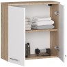 SZAFKA WISZĄCA W 60 cm FIN 2D SONOMA / BIAŁA