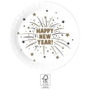 Happy New Year Flares Happy New Year paper plate 8 pcs 23 cm FSC