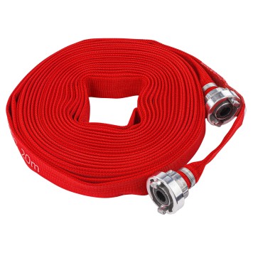 WĄŻ STRAŻACKI PARCIANY DO BRUDNEJ WODY SZAMBA SZYBKOZŁĄCZKA 1" 20M 8 BAR  RTWS0065