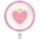 Princess Little Princess Paper Plate 8 pcs 23 cm FSC