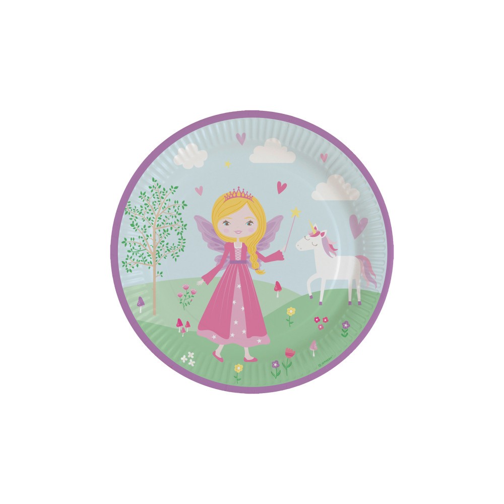 Princess Spell paper plate 8 pcs 23 cm