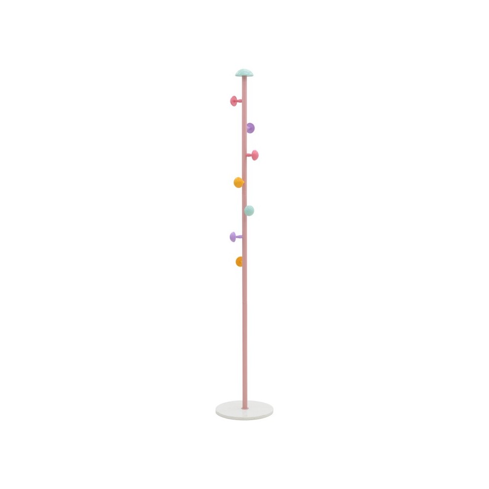 Coat stand Mush pakoworld pink-white metal 30x30x168cm Coat stand Mush pakoworld pink-white metal 30x30x168cm