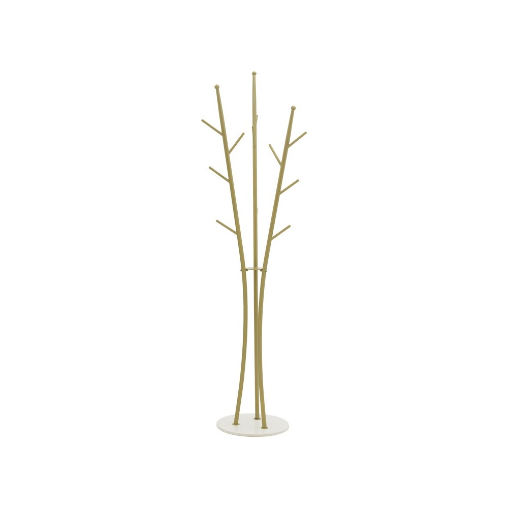 Coat stand Marianni pakoworld gold-white metal 50x38x182cm Coat stand Marianni pakoworld gold-white metal 50x38x182cm