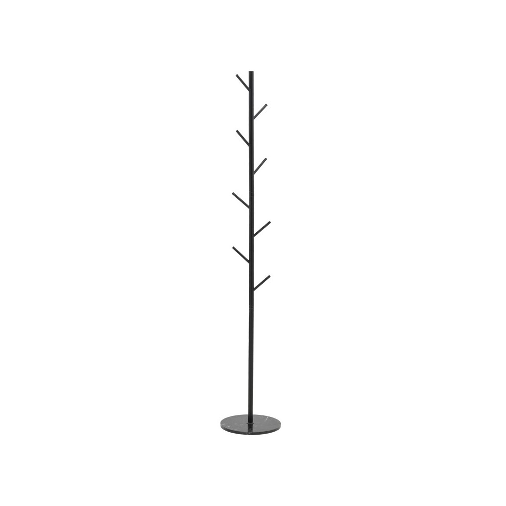 Coat stand Fori pakoworld black metal 30x30x173cm Coat stand Fori pakoworld black metal 30x30x173cm