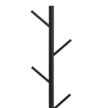 Porte manteau métal noir 30x30x173 cm
