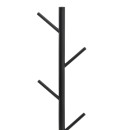 Porte manteau métal noir 30x30x173 cm

