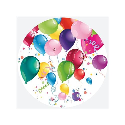 Balloon Party paper plate 8 pcs 22.7 cm