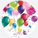 Balloon Party paper plate 8 pcs 22.7 cm