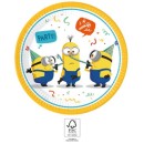 Minions The Rise of Gru paper plate 8 pcs 23 cm FSC