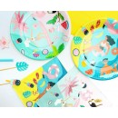 Summer Surfing paper plate 6 pcs 18 cm