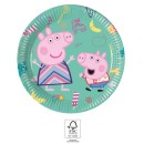 Peppa Pig Messy Play paper plate 8 pcs 20 cm FSC