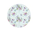 Butterfly Turquoise paper plate 8 pcs 20 cm FSC