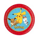 Pokémon Next Generation paper plate 8 pcs 20 cm FSC