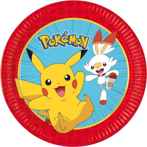 Pokémon Next Generation paper plate 8 pcs 23 cm FSC