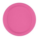 Colour Bright Pink Pink Paper Plate 8 pcs 23 cm