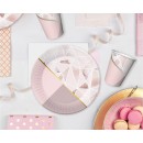 Colour Rose Chic Pink Paper Plate 6 pcs 18 cm