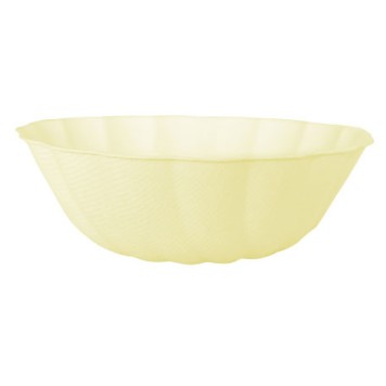 Colour Vert Decor Yellow Deep Plate Set of 6, 14.8 cm
