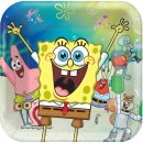 SpongeBob Laugh paper plate 8 pieces 23 cm