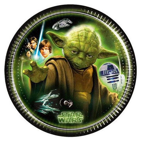 Star Wars Heroes paper plate 8-pack 19.5 cm