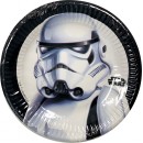 Star Wars Troopers paper plate set of 8, 20 cm