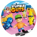 Stumble Guys Chaos Runner paper plate 8-piece 23 cm FSC