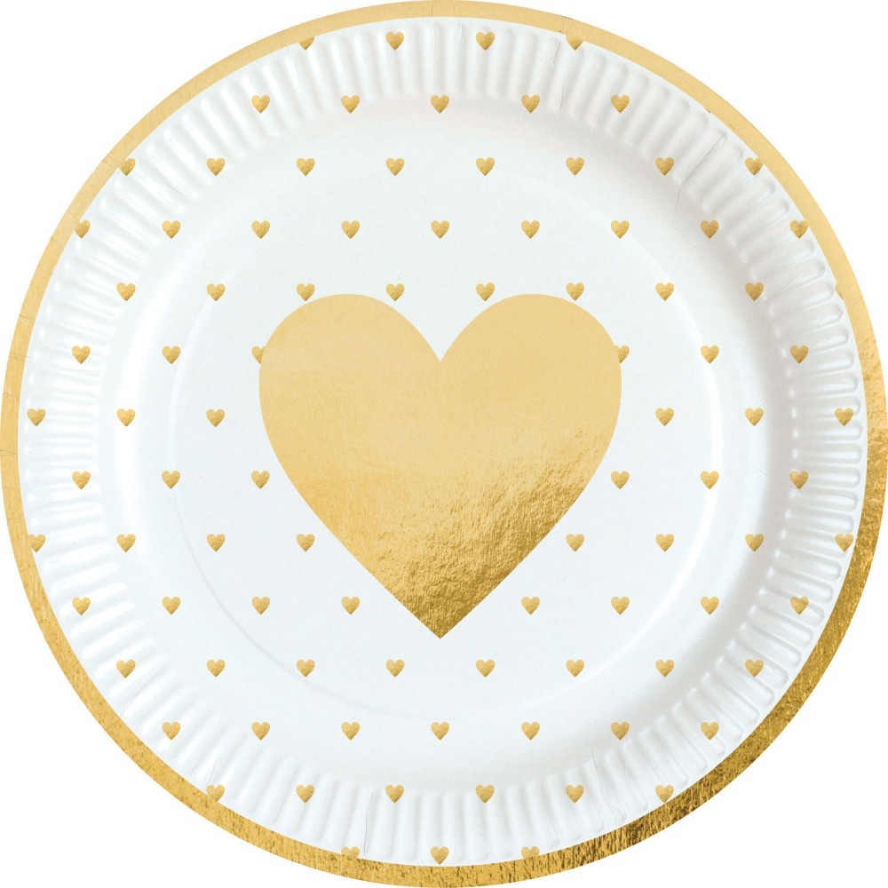 Love Everyday paper plate 8 pcs 23 cm
