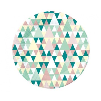 Colour Green Joy paper plate 6 pcs 18 cm