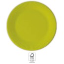 Colour Unicolour Light Green, Green Paper Plate 8 pcs 23 cm FSC