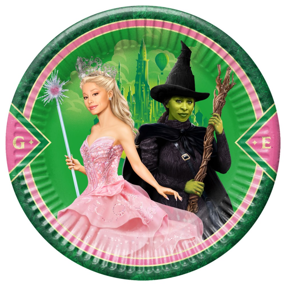 Wicked For Good paper plate 8 pcs 23 cm FSC