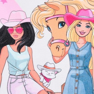 Barbie Country hand towel, face towel, towel 40x30 cm
