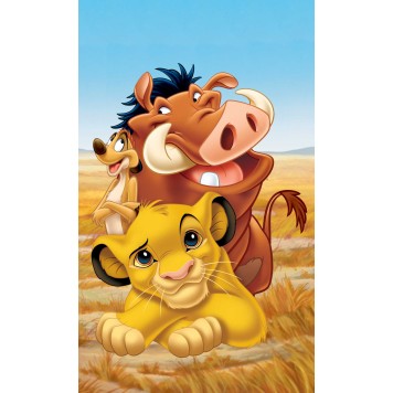 Disney The Lion King Pride Lands Trio hand towel, face towel, towel 30x50 cm