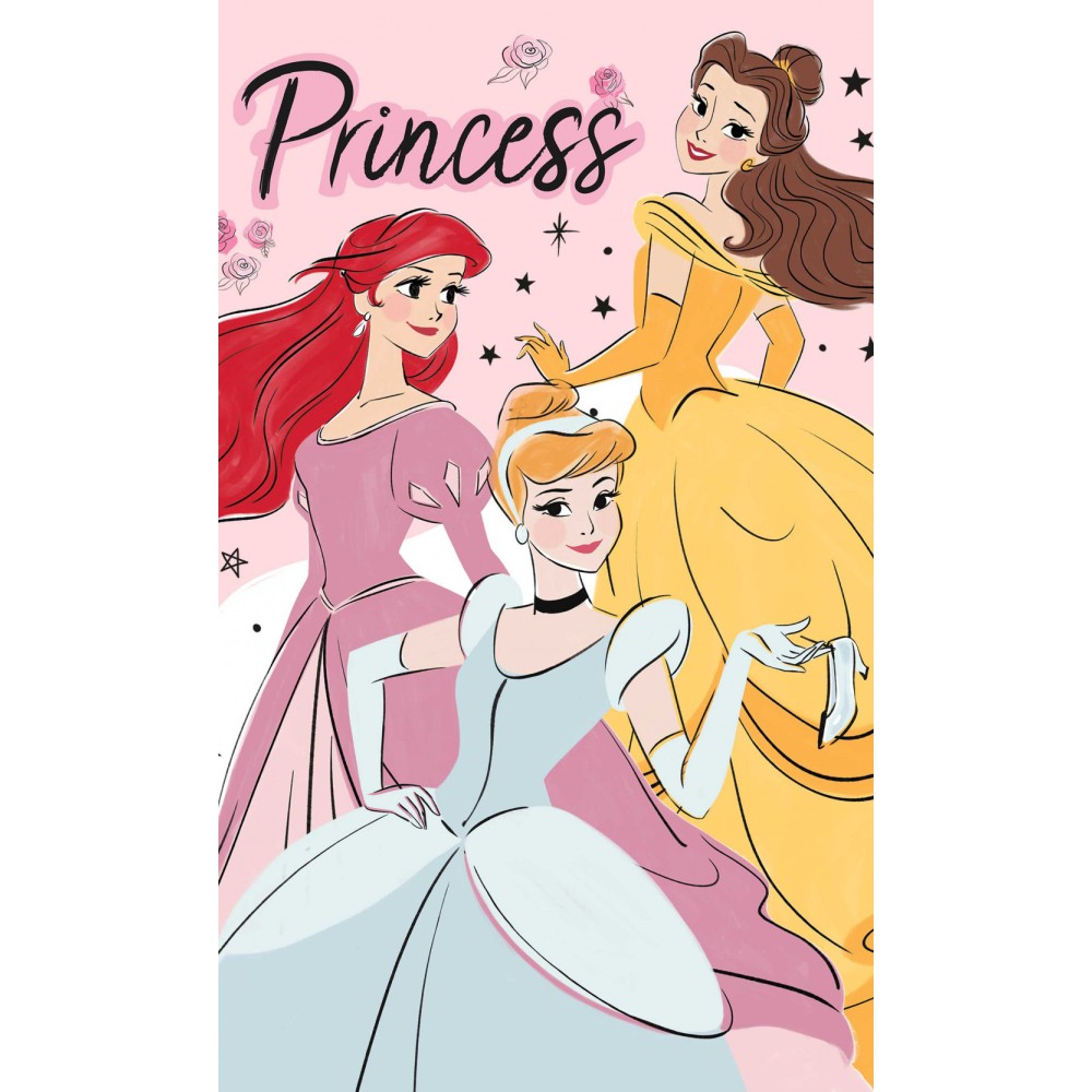 Disney Princess Elegant hand towel face towel, towel 30x50cm