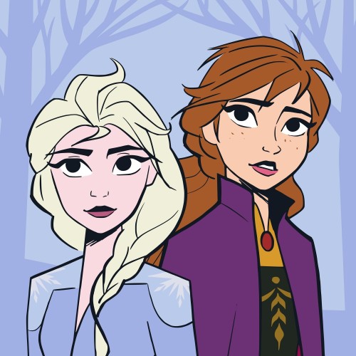 Disney Frozen Sisters Magic Hand Towel, Face Towel, 30x30cm