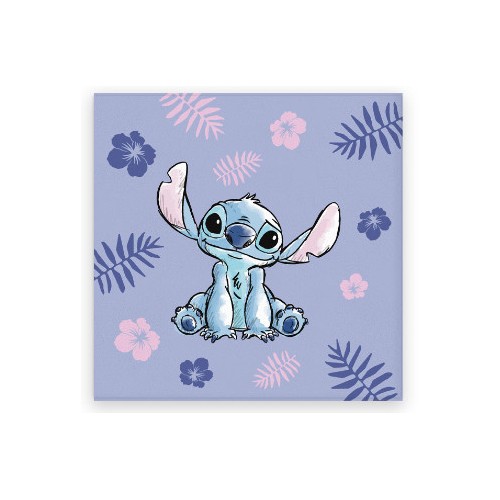 Disney Lilo and Stitch Purple hand towel, face towel, 30x30cm towel