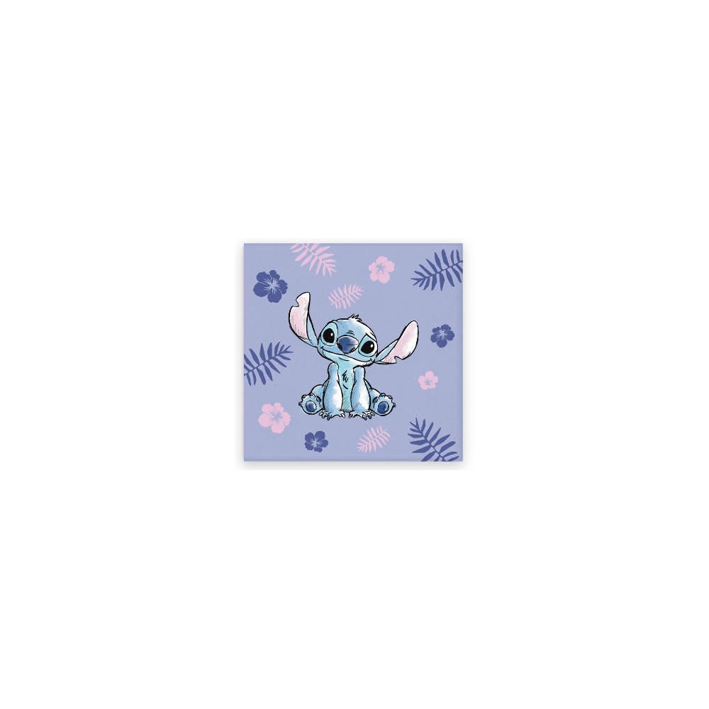 Disney Lilo and Stitch Purple hand towel, face towel, 30x30cm towel