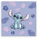 Disney Lilo and Stitch Purple hand towel, face towel, 30x30cm towel