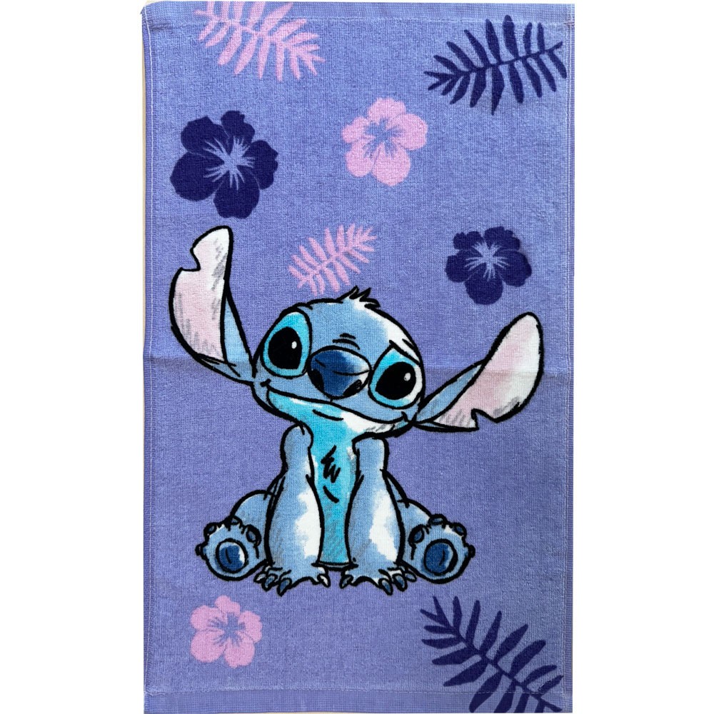 Disney Lilo and Stitch Purple hand towel, face towel, towel 30x50cm